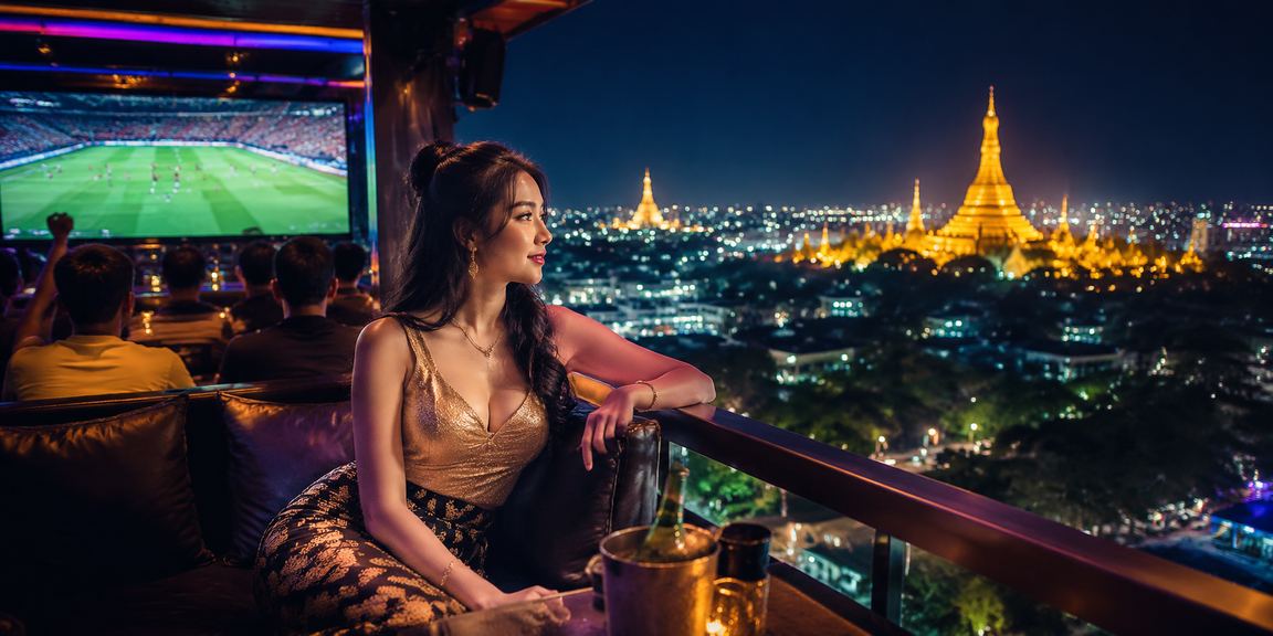 ရန်ကုန်ရွှေတိဂုံဘုရားနားက ဘောလုံးလောင်းကစားနည်းပုံ